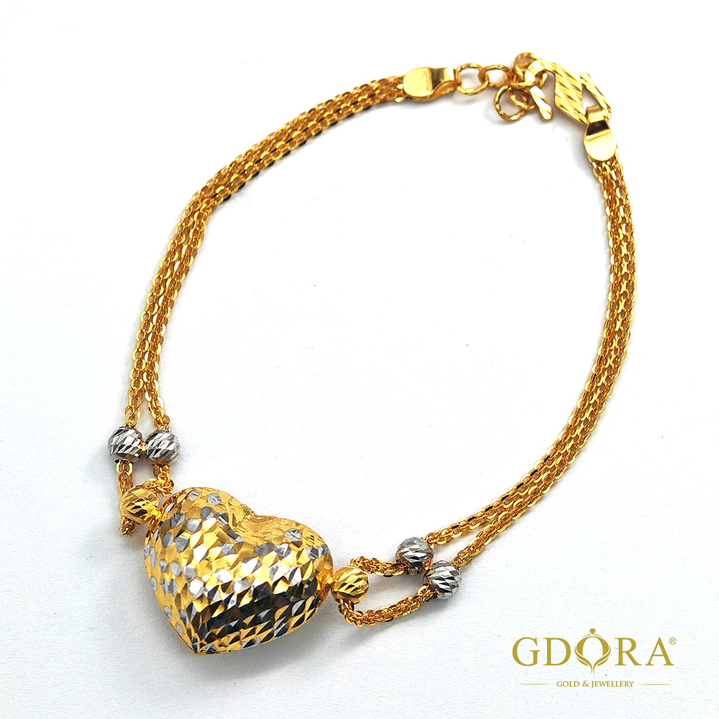 rantai tangan fesyen love 3