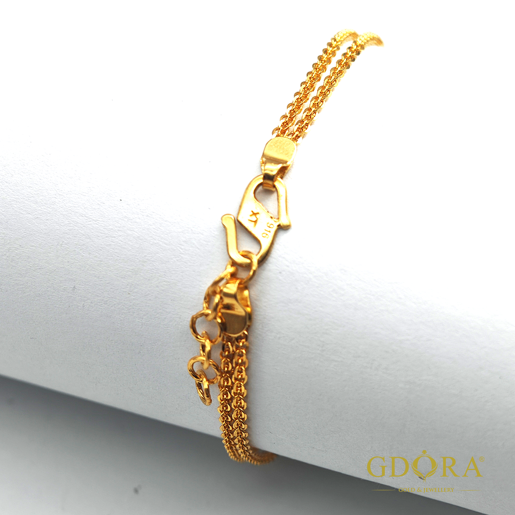 rantai tangan fesyen love 2