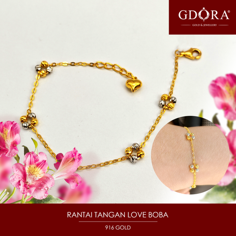 RANTAI TANGAN LOVE BOBA