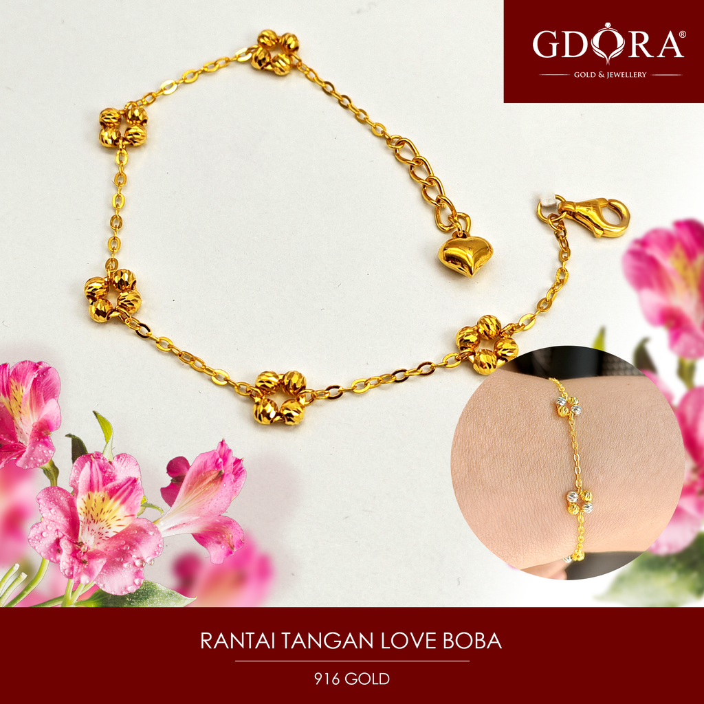 rantai tangan love boba 3