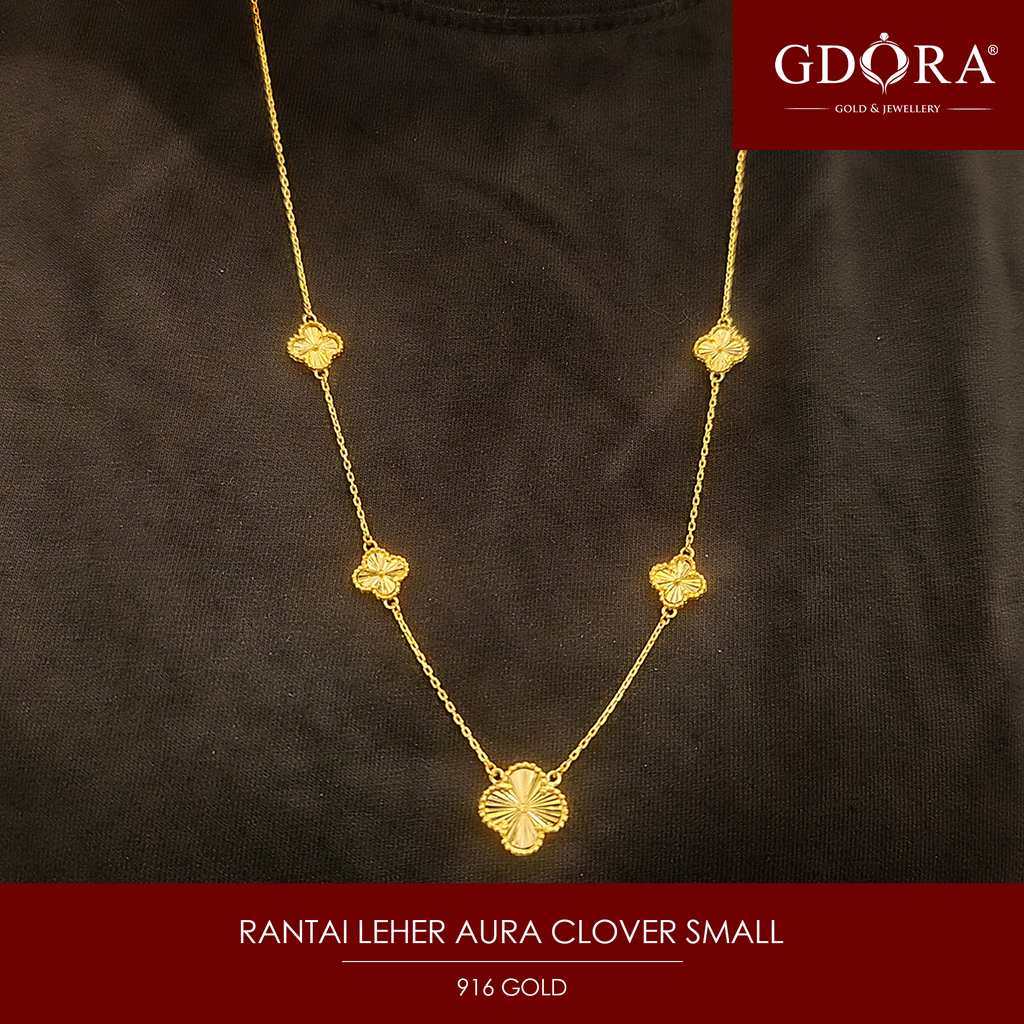 RANTAI LEHER AURA CLOVER SMALL 2