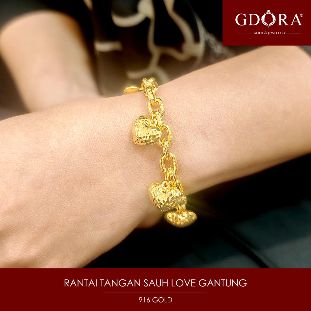 RANTAI TANGAN SAUH LOVE GANTUNG 2