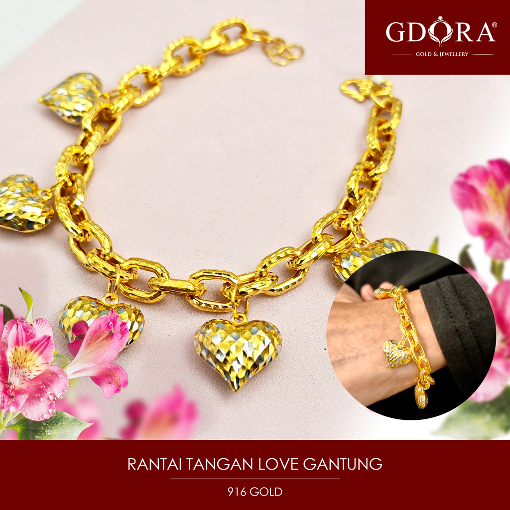 RANTAI TANGAN LOVE GANTUNG 1