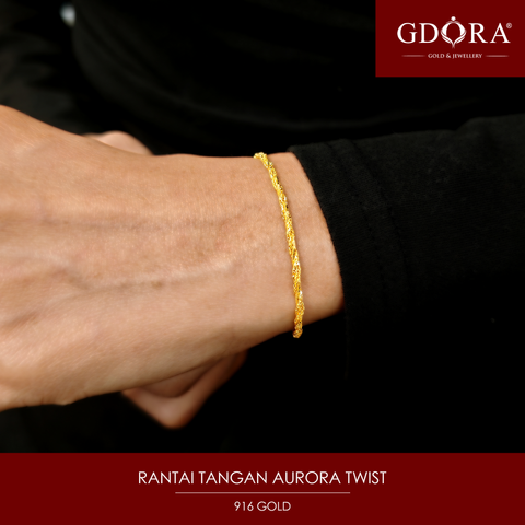 RANTAI TANGAN AURORA TWIST 2