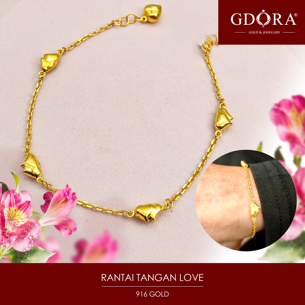 RANTAI TANGAN LOVE 3