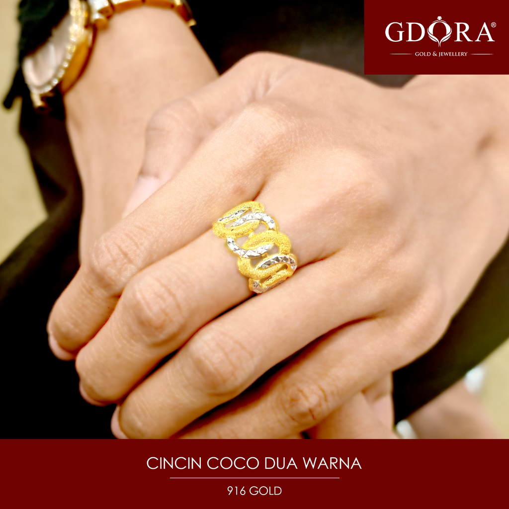 CINCIN COCO DUA WARNA 4 '