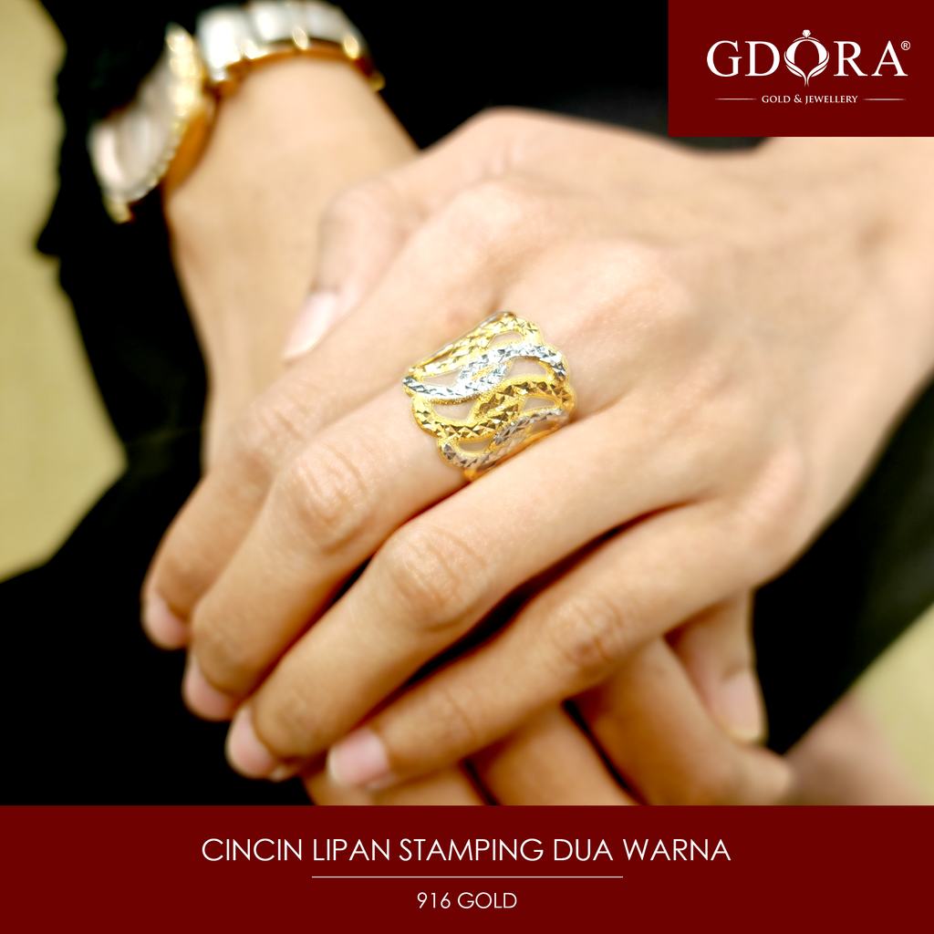 CINCIN LIPAN STAMPING DUA WARNA 2