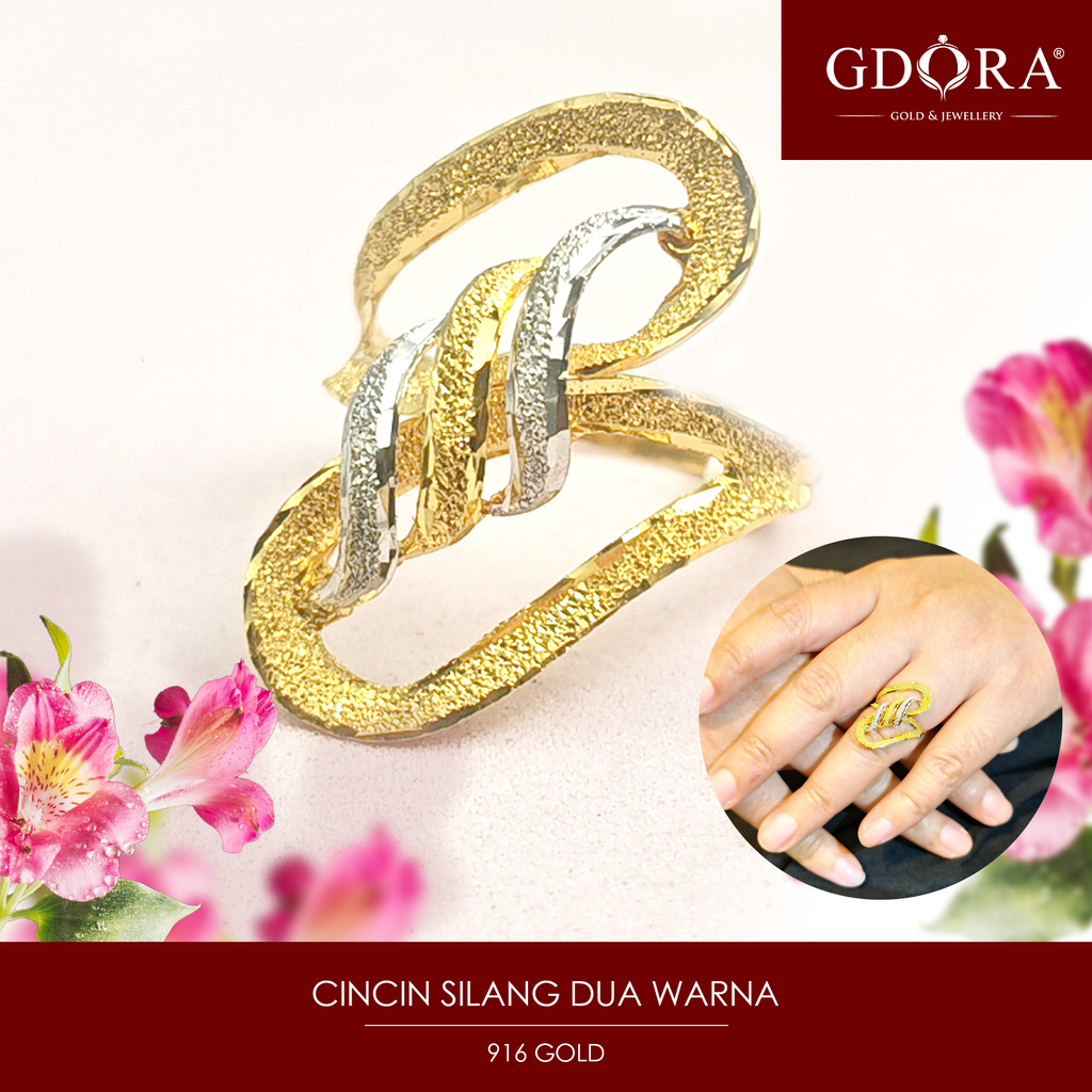 CINCIN SILANG DUA WARNA 3