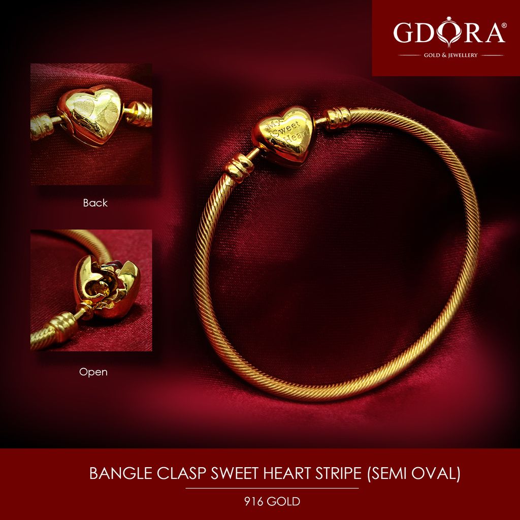 BANGLE CLASP SWEET HEART STRIPE SEMI OVAL_1