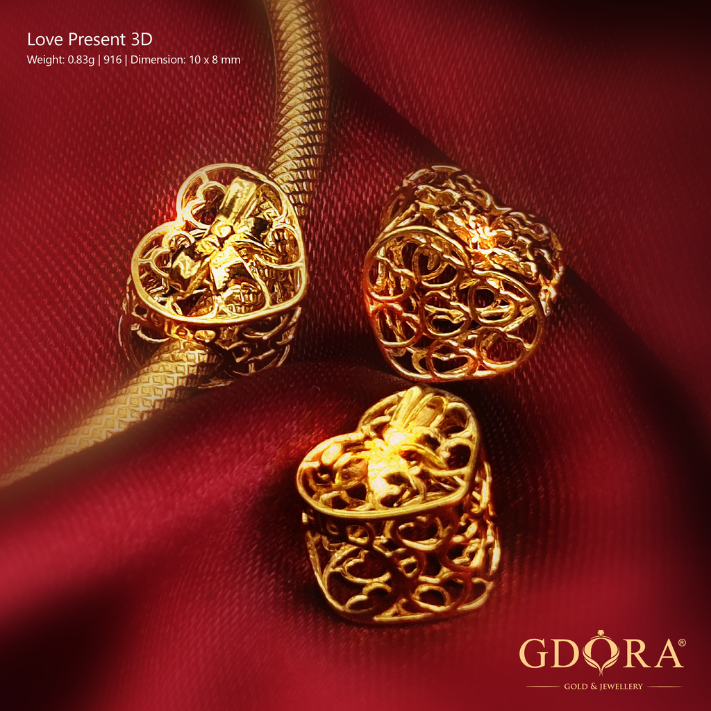 Love Present 3D Bead