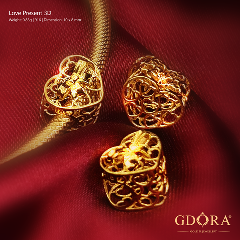 Love Present 3D Bead