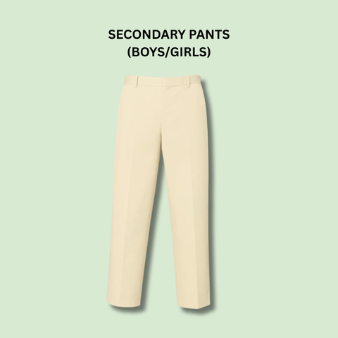 Secondary Pants Boy and Girl