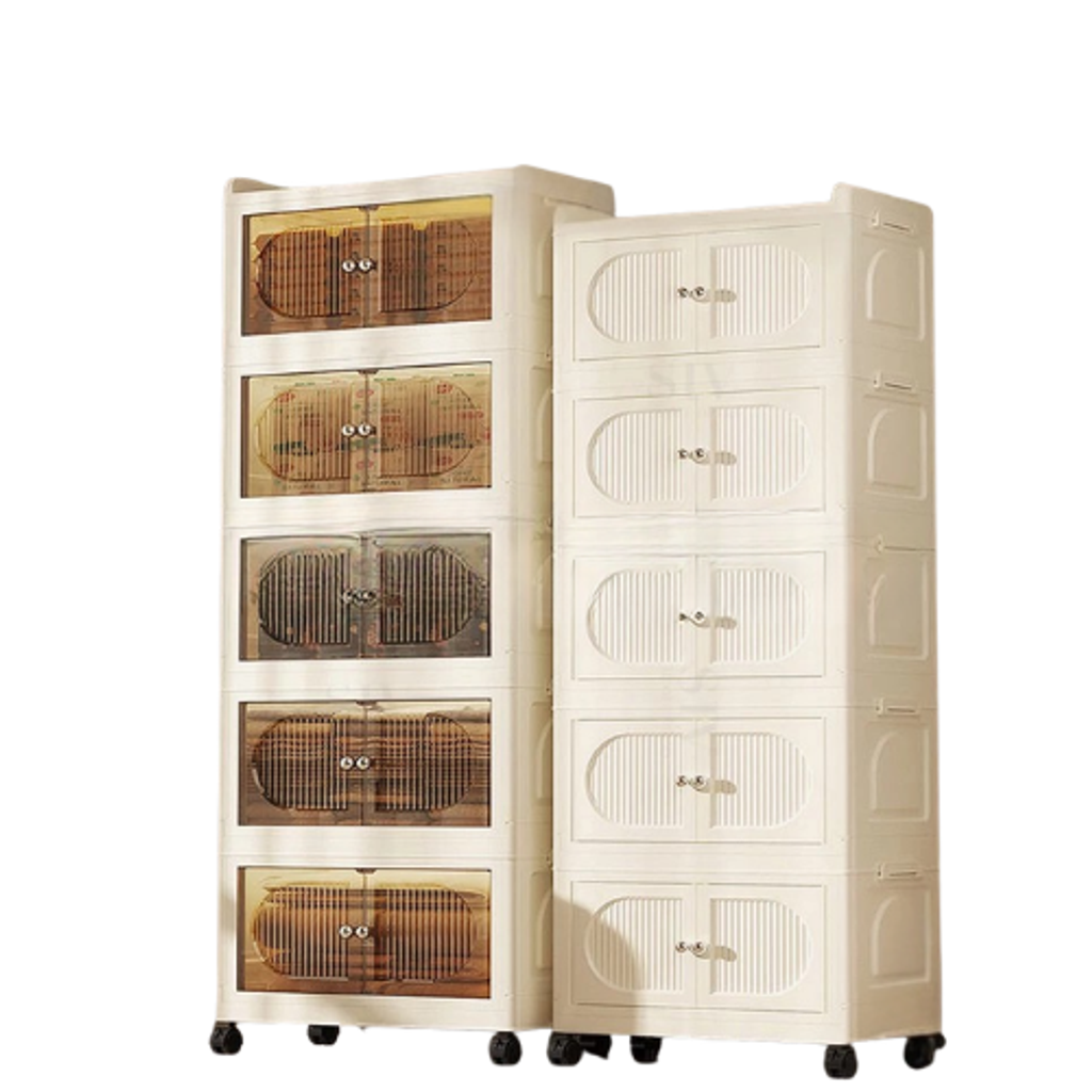 41-65cm 2_3_4_5 Layers Foldable Plastic Storage