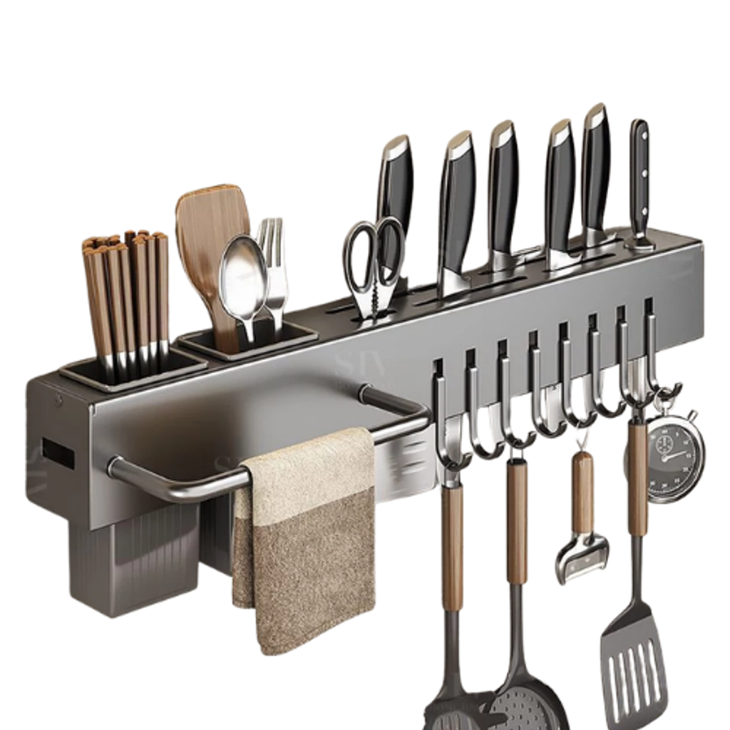 Wall-Mounted Knife Rack