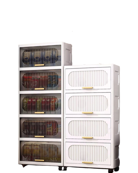 Flip Door Plastic Storage - NO BG