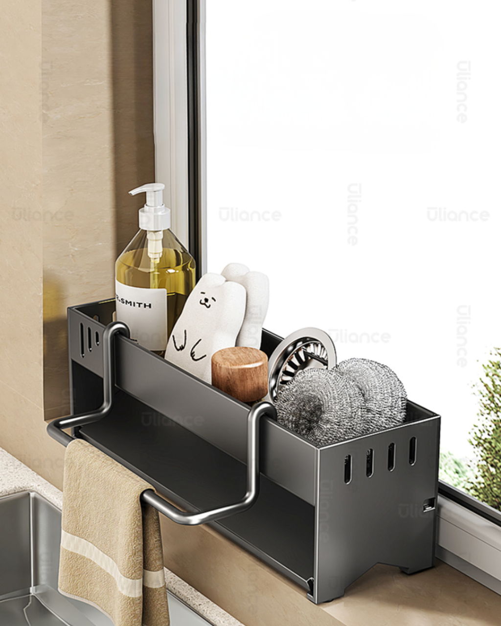 Sponge Rack Stainless Organizer - NO TEXT