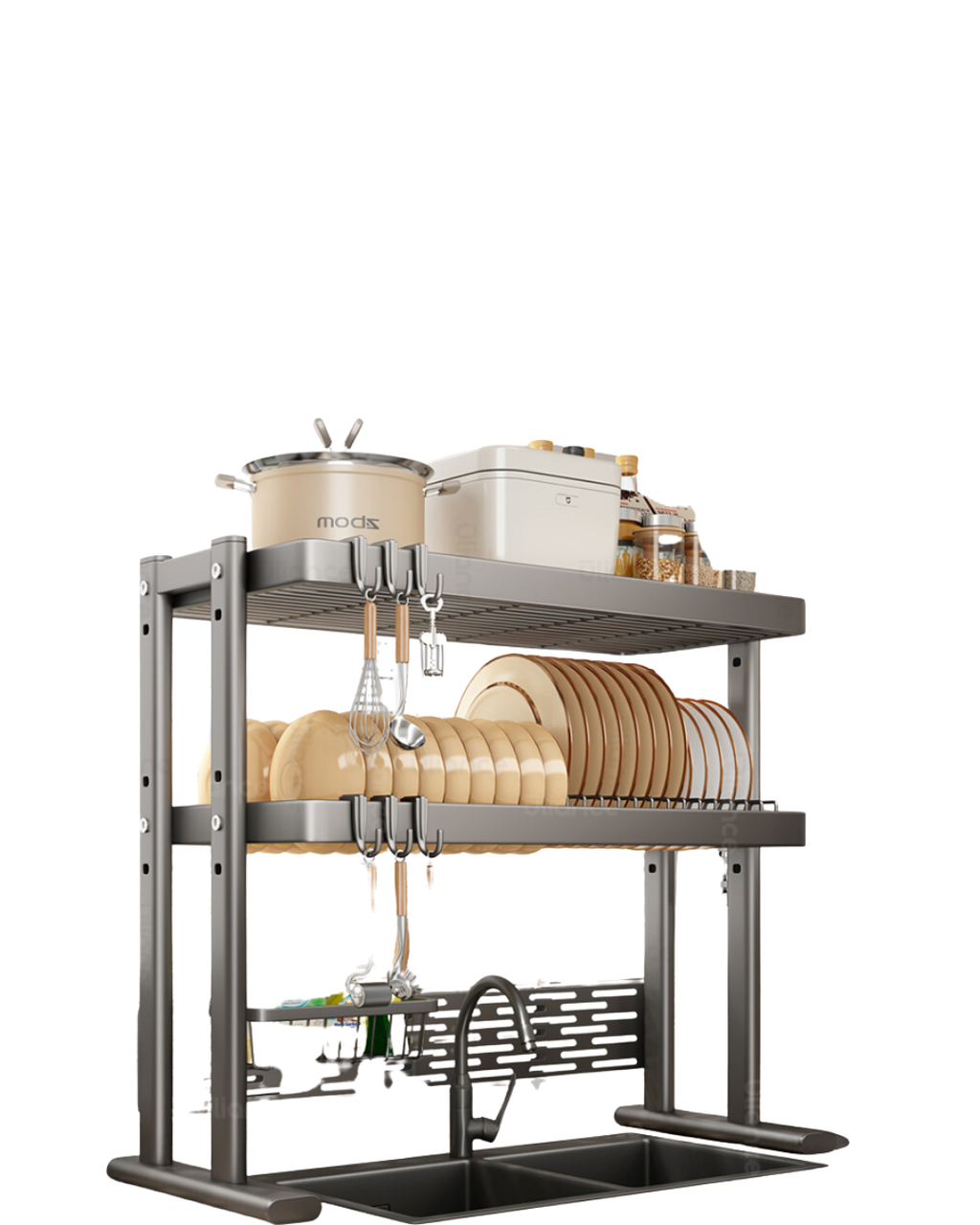 Over The Sink With Pegboard - NO BG