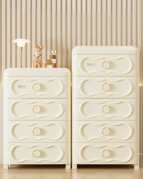 Plastic Cabinet With Drawer Organizer - NO TEXT