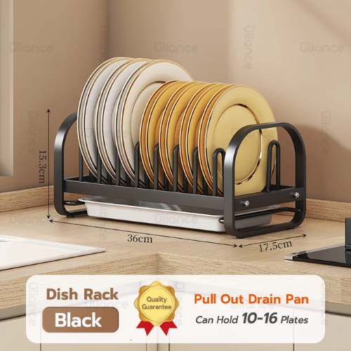 1 Tier(Plate)Black