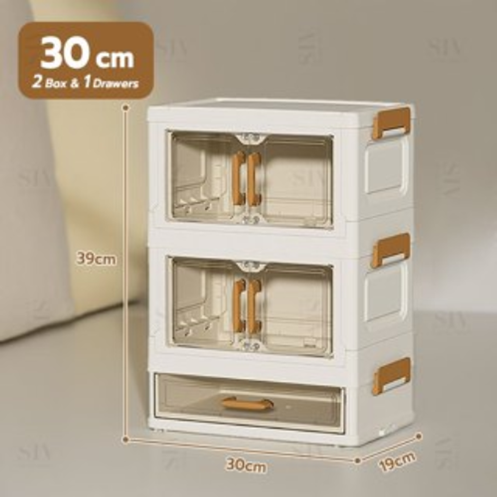 2 Cabinet + 1 Drawer