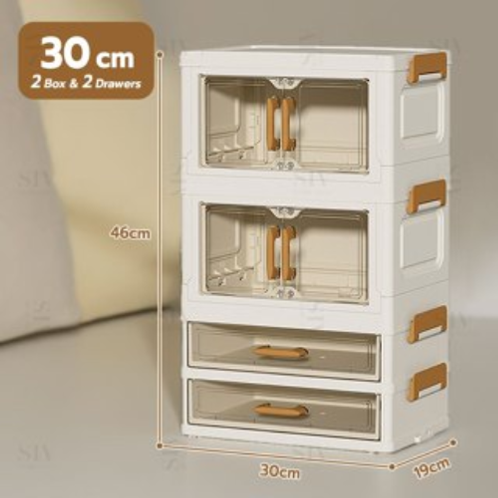 2 Cabinet + 2 Drawer