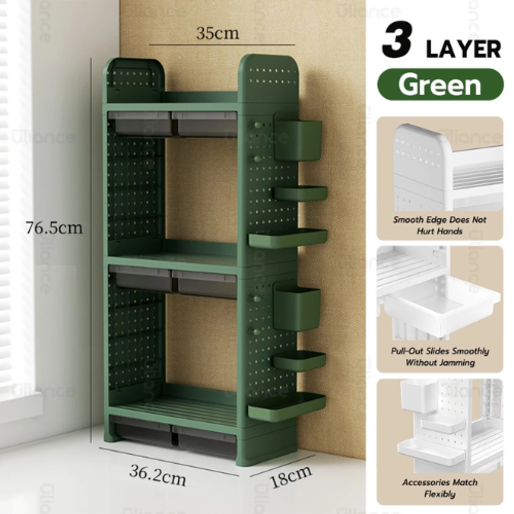 Green+Clear Black-3T