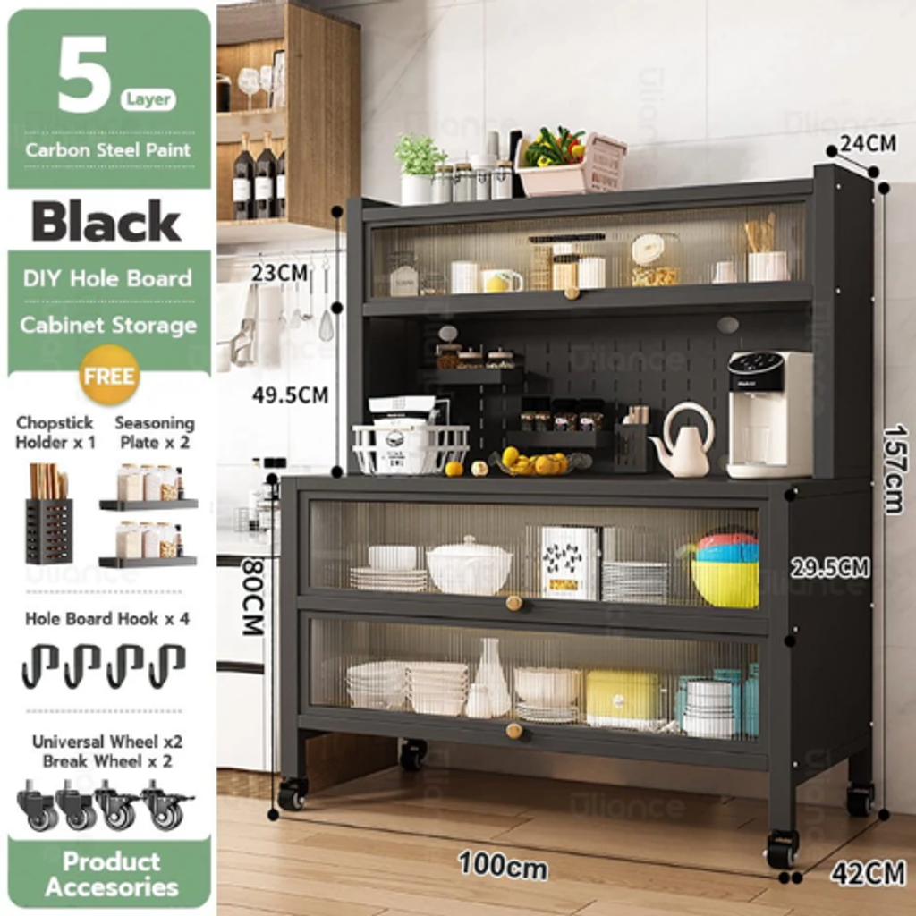 5 Tier 100cm Premium