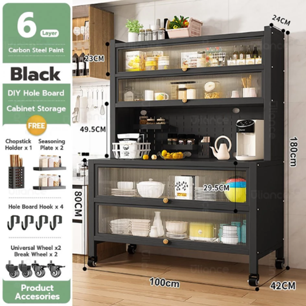 6 Tier 100cm Premium