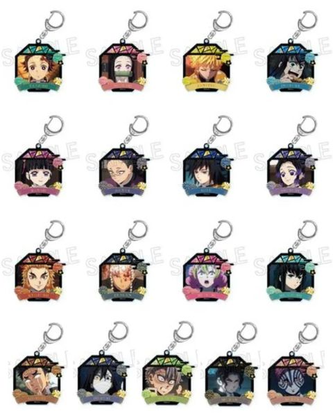 鬼滅の刃-螺鈿風-シリーズ-アクリルキーホルダー-Vol.-4