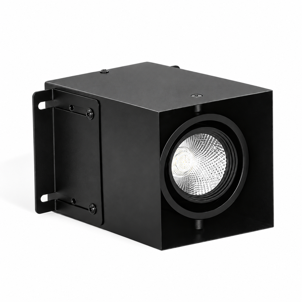 黑色工業風 LED 聚光燈具