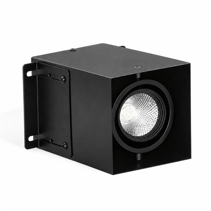 黑色工業風 LED 聚光燈具