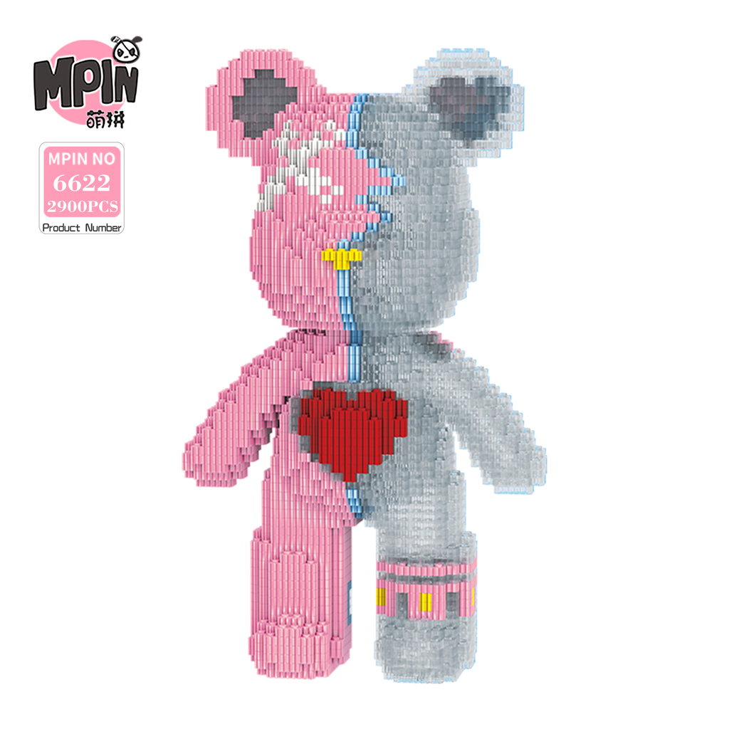 【32cm】M6622【萌力熊系列】热恋心动中号熊-白底logo图