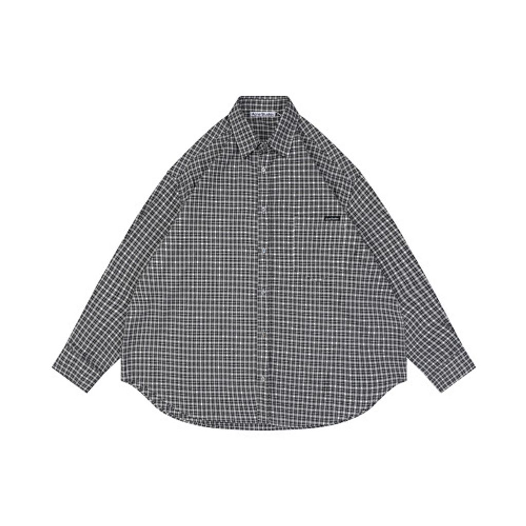 as-micro-plaid-brushed-flannel-oversized-shirt-charcoal