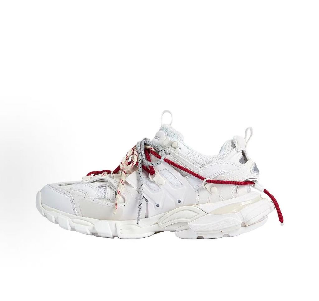 Balenciaga Track Sneaker White Red Grey (800592WTRHK6119) | Gorpcore Runner.pic