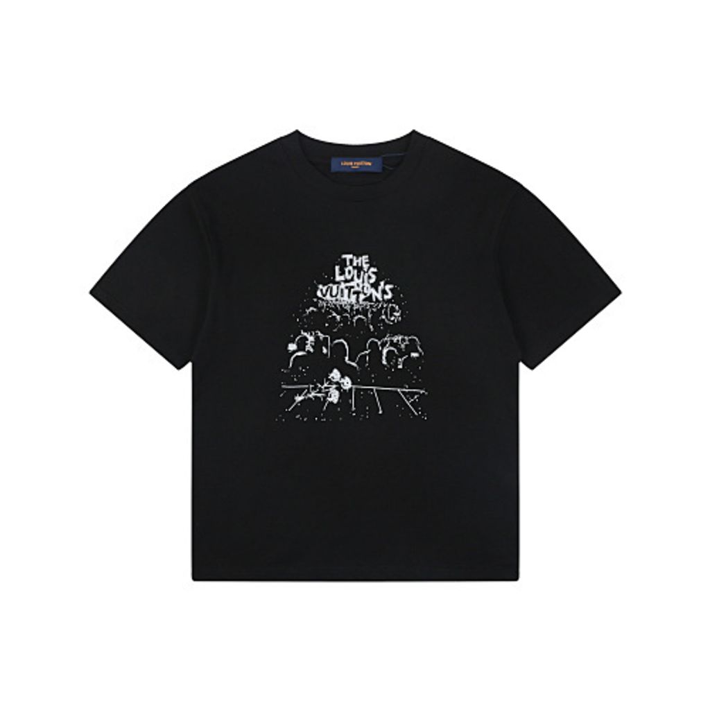 Louis Vuitton Concert T-Shirt Black (230g) | Luxury Rock Tee