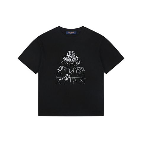 Louis Vuitton Concert T-Shirt Black (230g) | Luxury Rock Tee