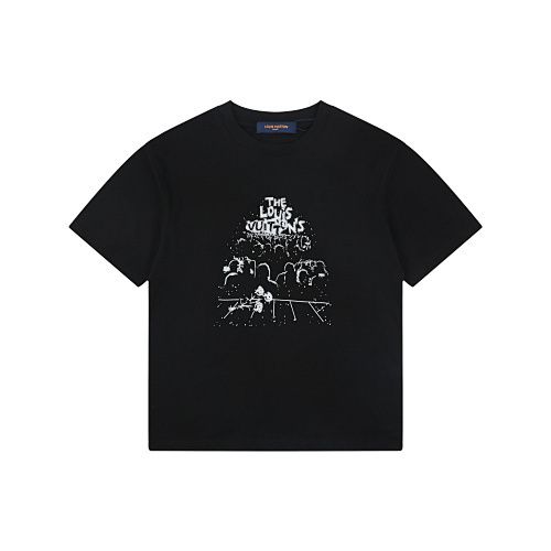 Louis Vuitton Concert T-Shirt Black (230g) | Luxury Rock Tee