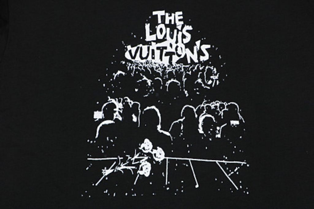 Louis Vuitton Concert T-Shirt Black (230g) | Luxury Rock Tee