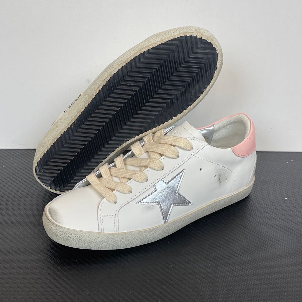 Golden-Goose-Super-Star-White-Silver-Pink-G21D120-G304-Distressed-Italian-Leather-Sneaker