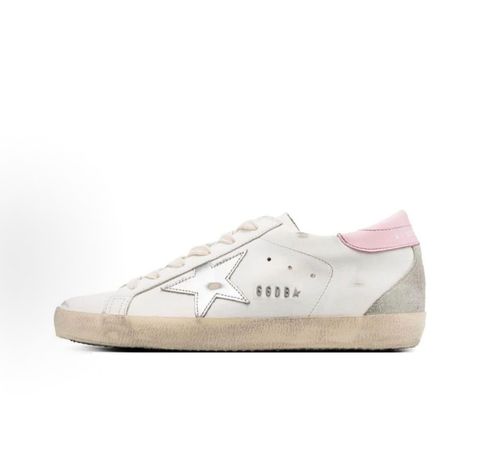 Golden-Goose-Super-Star-White-Silver-Pink-G21D120-G304-Distressed-Italian-Leather-Sneaker
