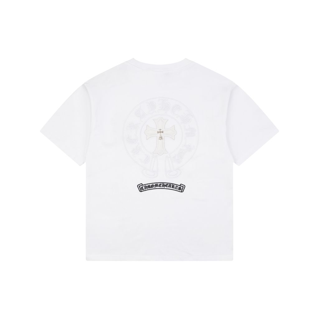 ch-tonal-cross-leather-patch-short-sleeve-tshirt-230g-combed-cotton