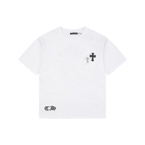 ch-tonal-cross-leather-patch-short-sleeve-tshirt-230g-combed-cotton