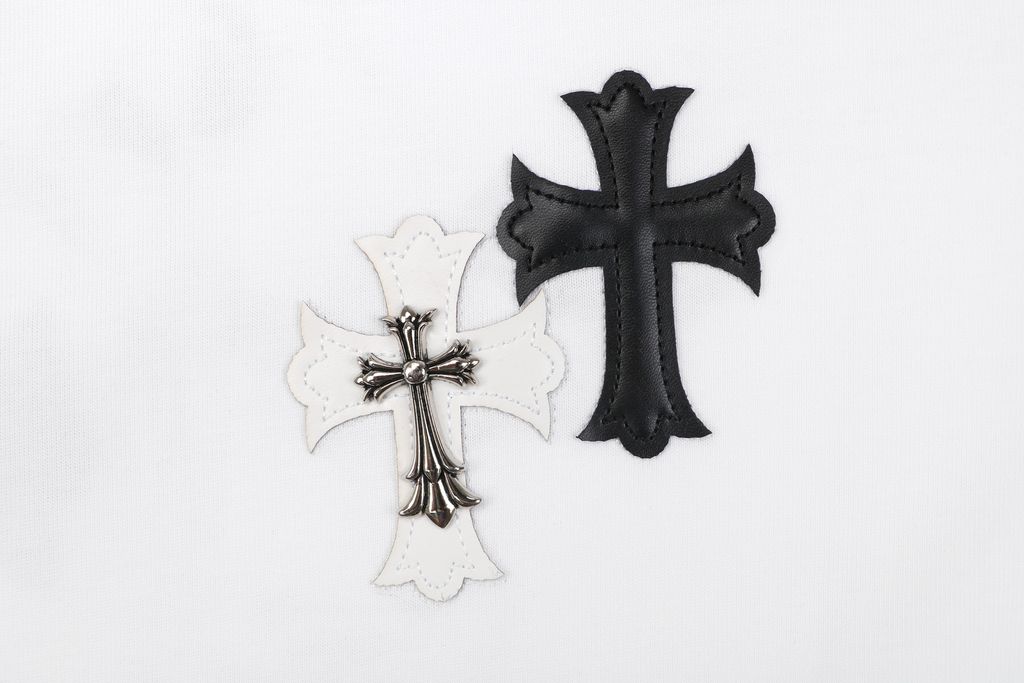 ch-tonal-cross-leather-patch-imported-embroidery-detail