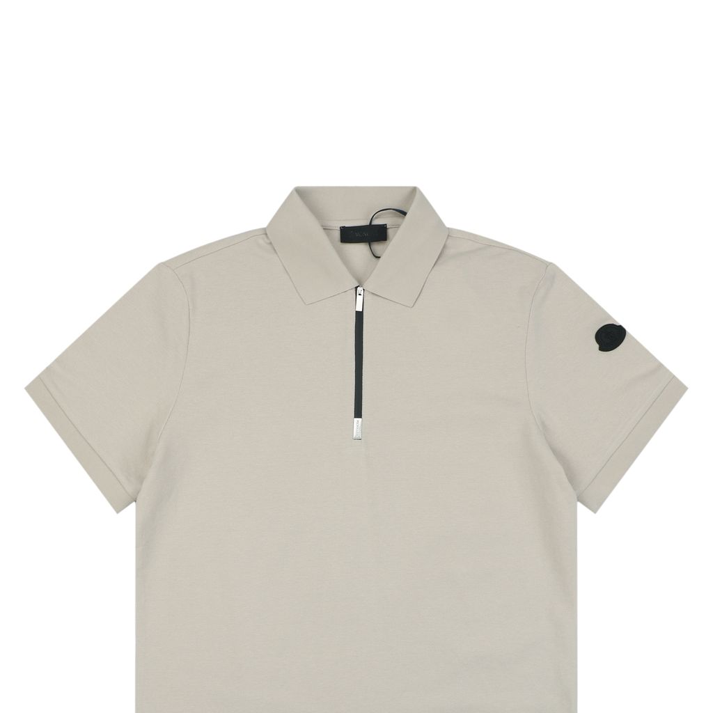 mk-combed-cotton-pique-fabric-zip-polo-detail