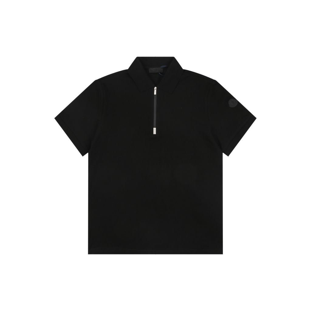 mk-arm-m-logo-zip-polo-short-sleeve-pure-cotton-pique