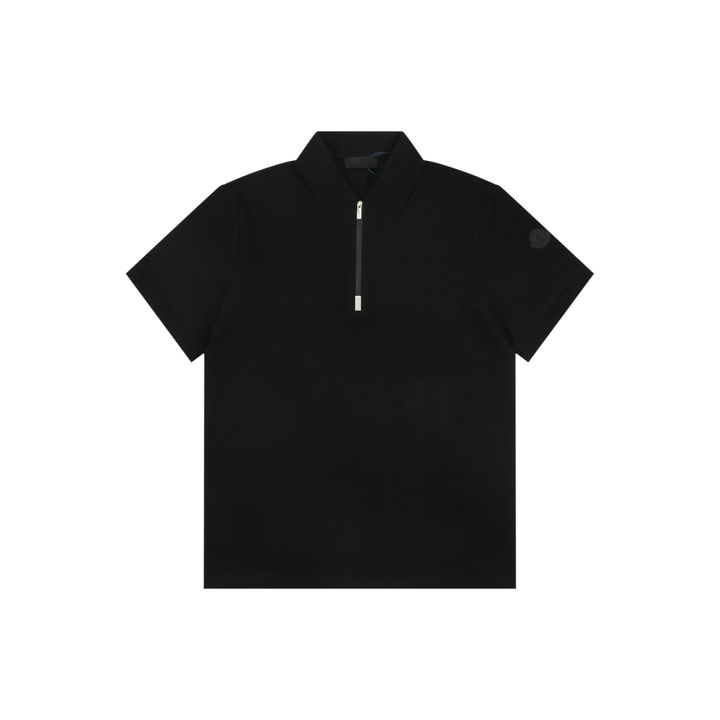 mk-arm-m-logo-zip-polo-short-sleeve-pure-cotton-pique