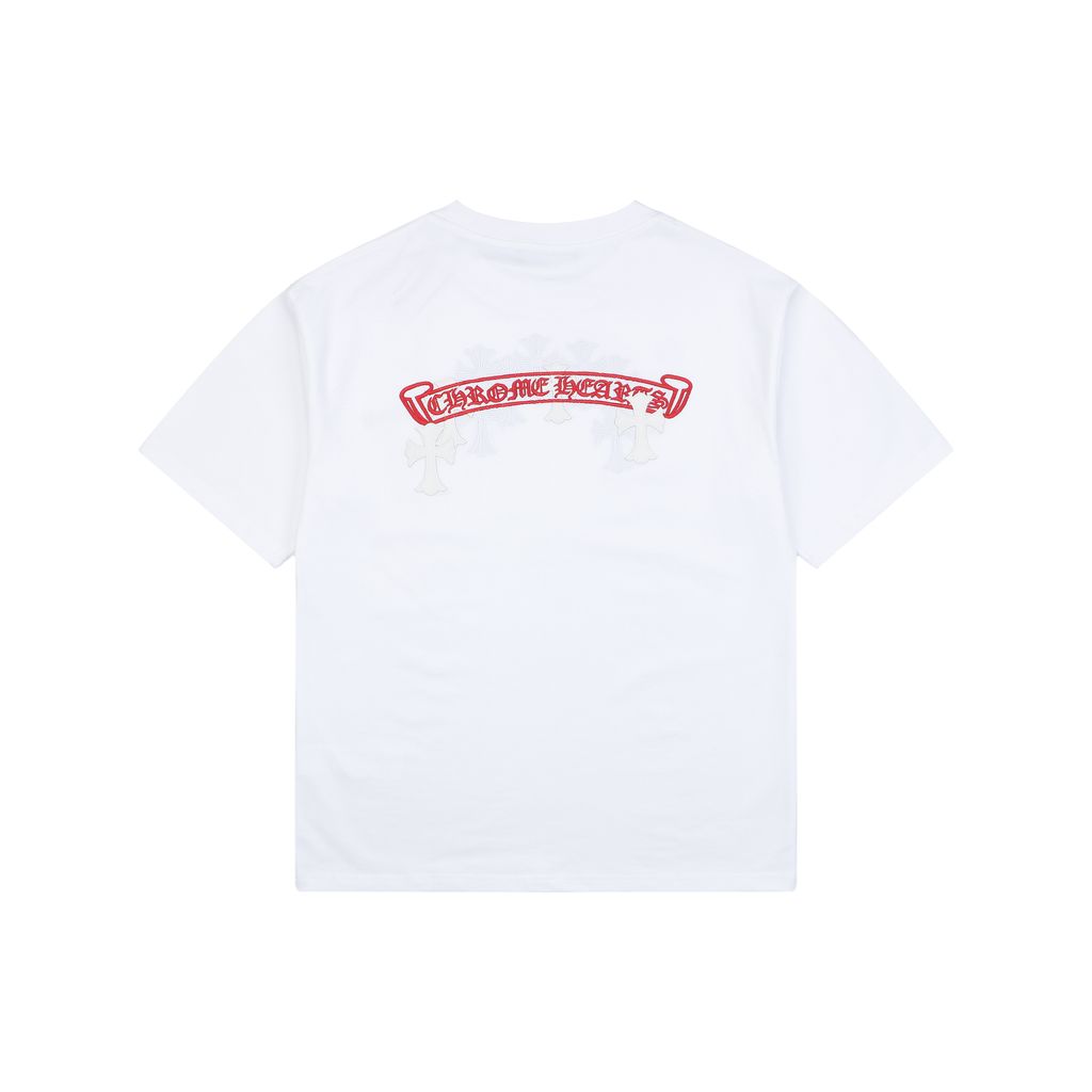 ch-red-sanskrit-cross-leather-patch-embroidery-short-sleeve-tshirt-230g-combed-cotton