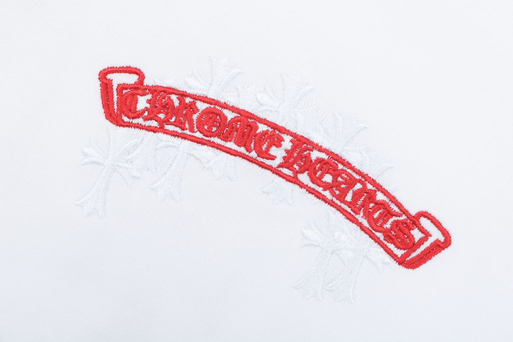 ch-red-sanskrit-cross-leather-patch-imported-machine-embroidery-detail