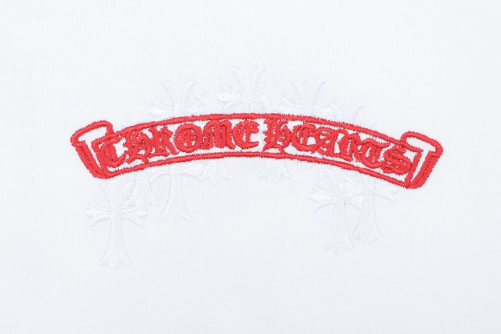 ch-red-sanskrit-cross-leather-patch-imported-machine-embroidery-detail