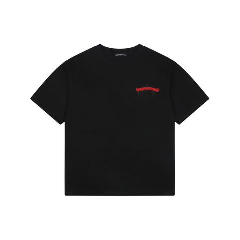 ch-red-sanskrit-cross-leather-patch-embroidery-short-sleeve-tshirt-230g-combed-cotton